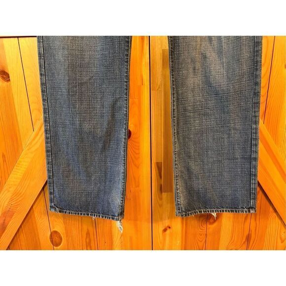 Lucky Brand Jeans 33 Cotton Denim Straight Leg Dungarees (4670) read - Picture 2 of 8